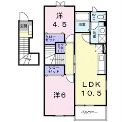 ベル・アルカンシェルCの物件間取画像